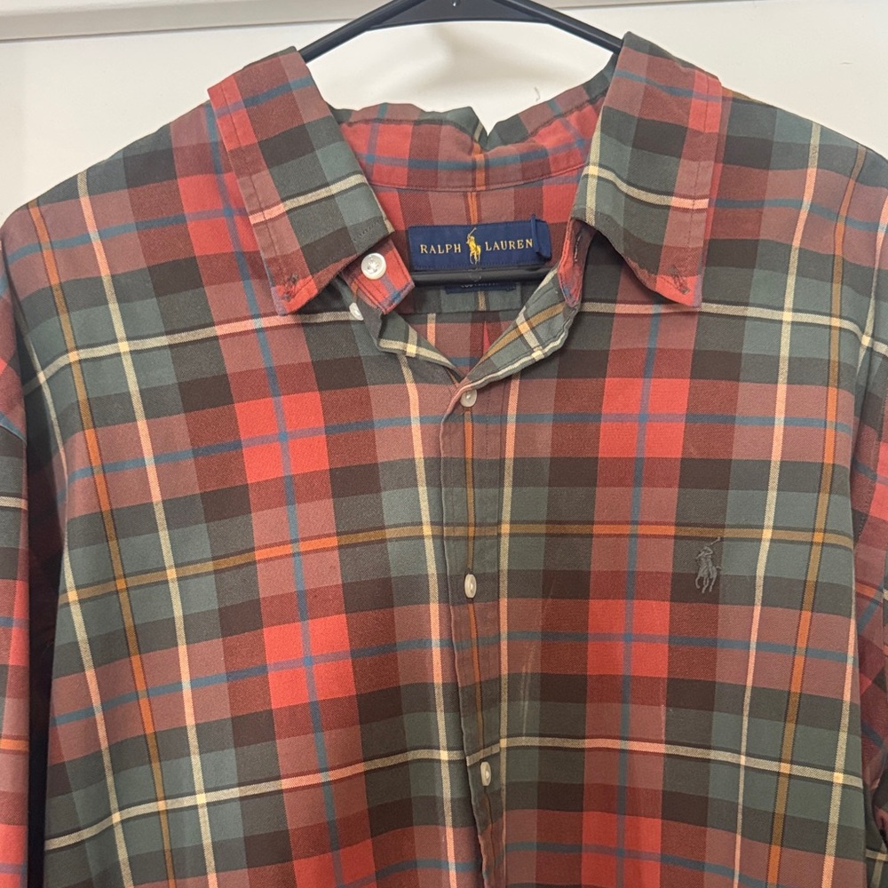 Ralph Lauren Men's Multicolor Plaid Shirt